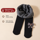 Snuggle Bow Fur-Lined Winter Stockings for Girls
