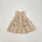 Fiona Autumn Baby Girl Embroidered Dress- 2-Piece Set