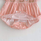 Rosie Bear Smocked Baby Romper