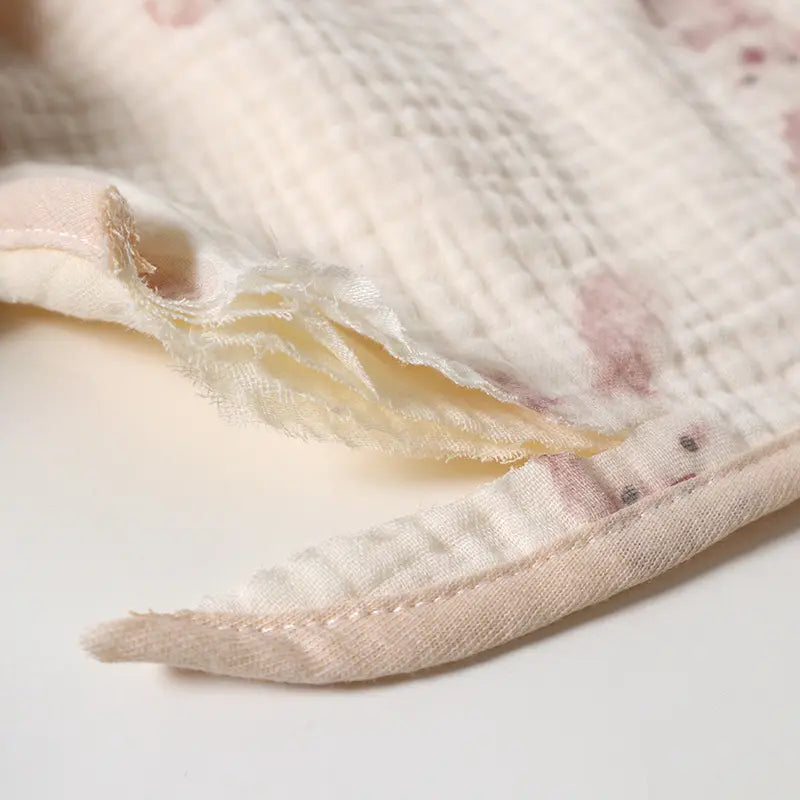 Soft Touch Muslin Baby Bib - 6 Layer Cotton, RashFree