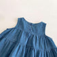 Bow Magic Sleeveless Denim Dress