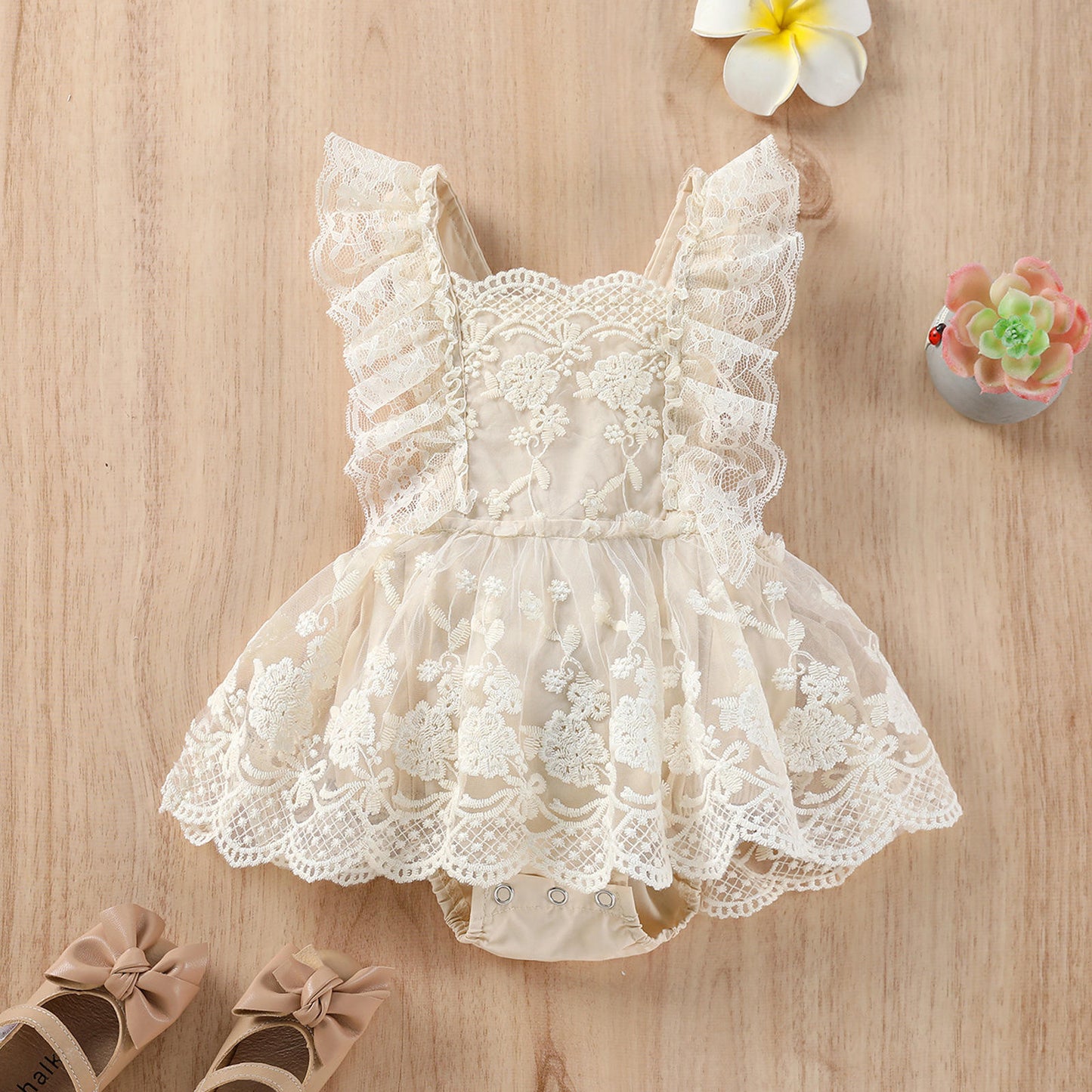 Ivory Dreams Lace Dress