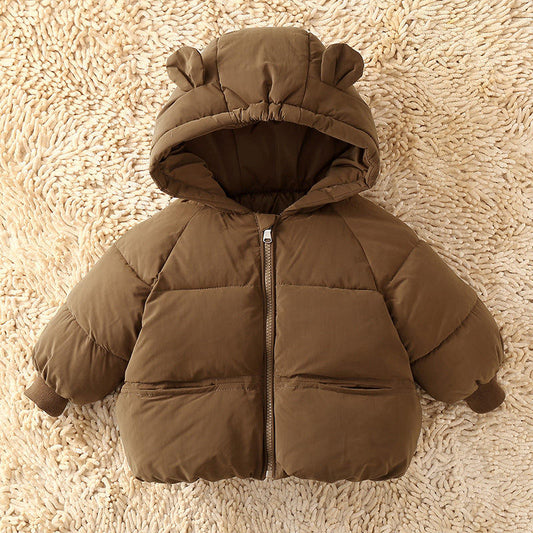 Bunny Ear Winter Jacket for Kids – Premium Puffy Warm Coat
