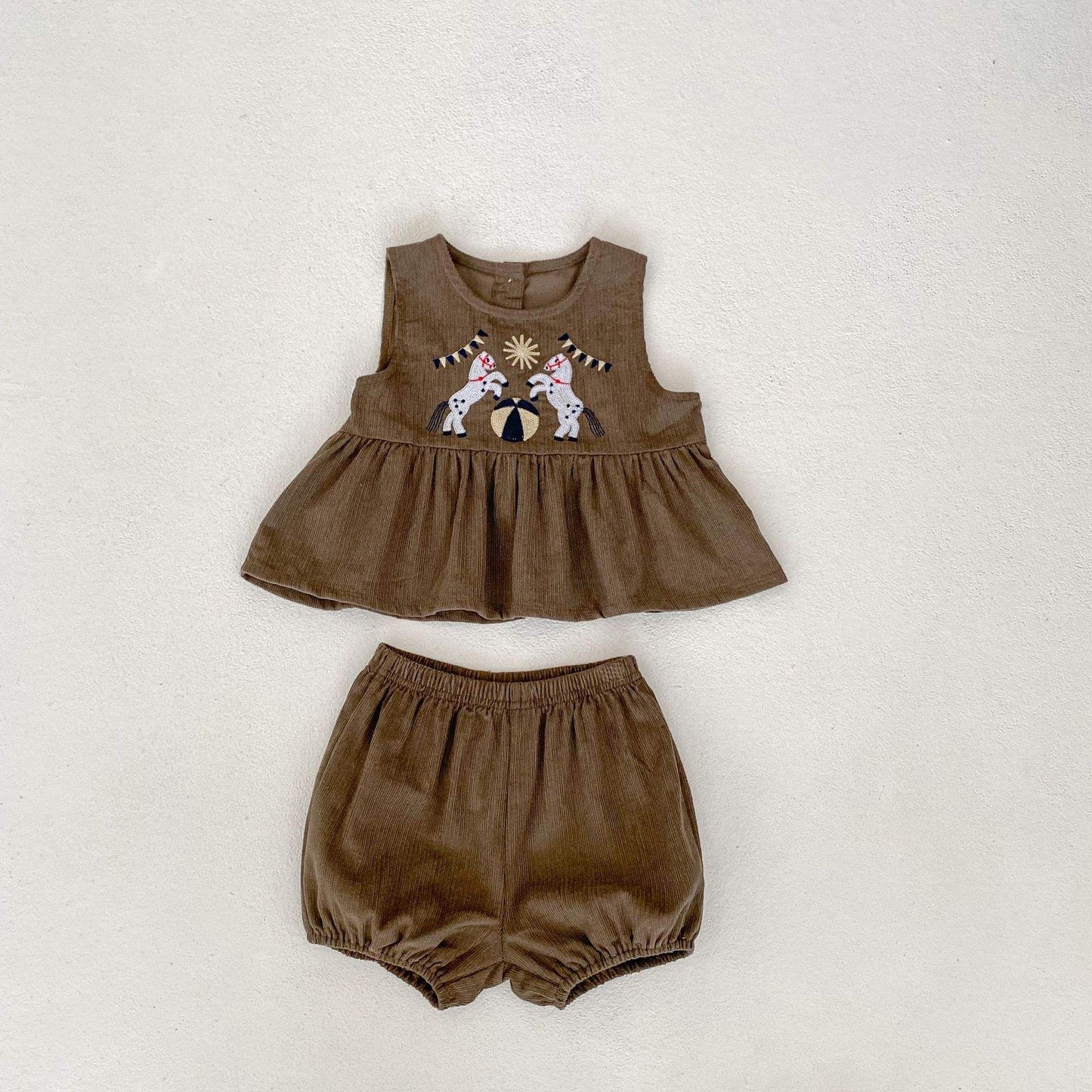 Autumn Girls Corduroy 3-Piece Set- 3-Piece Set