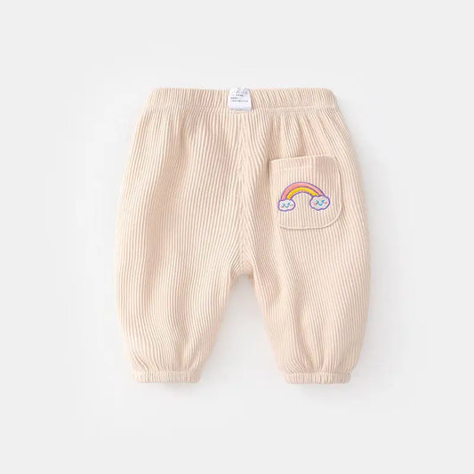 Corduroy Baby Pants – Rainbow