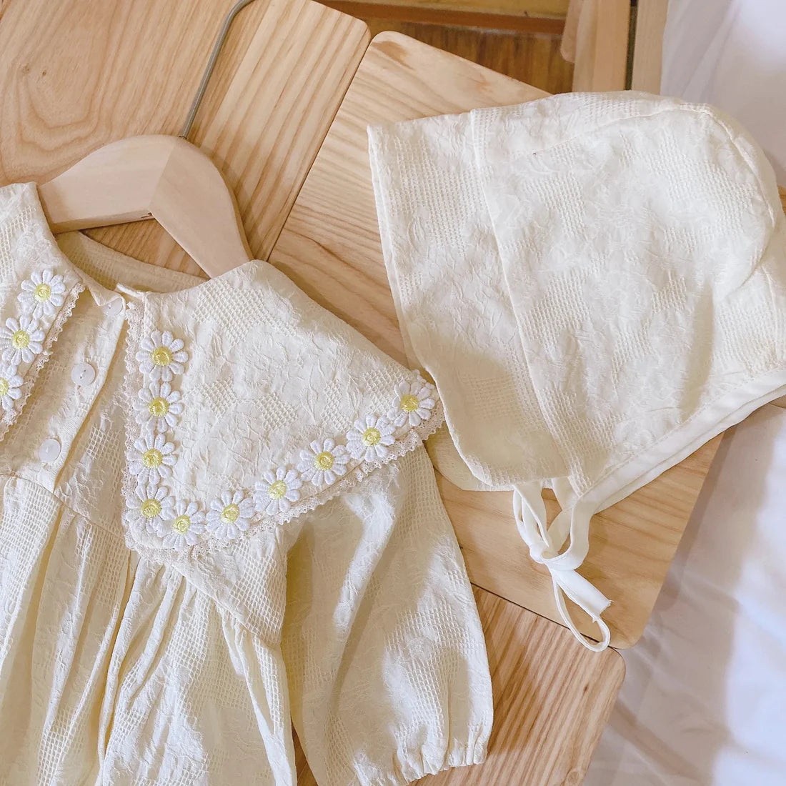 Little Daisy - Premium Baby Girl Romper with cap