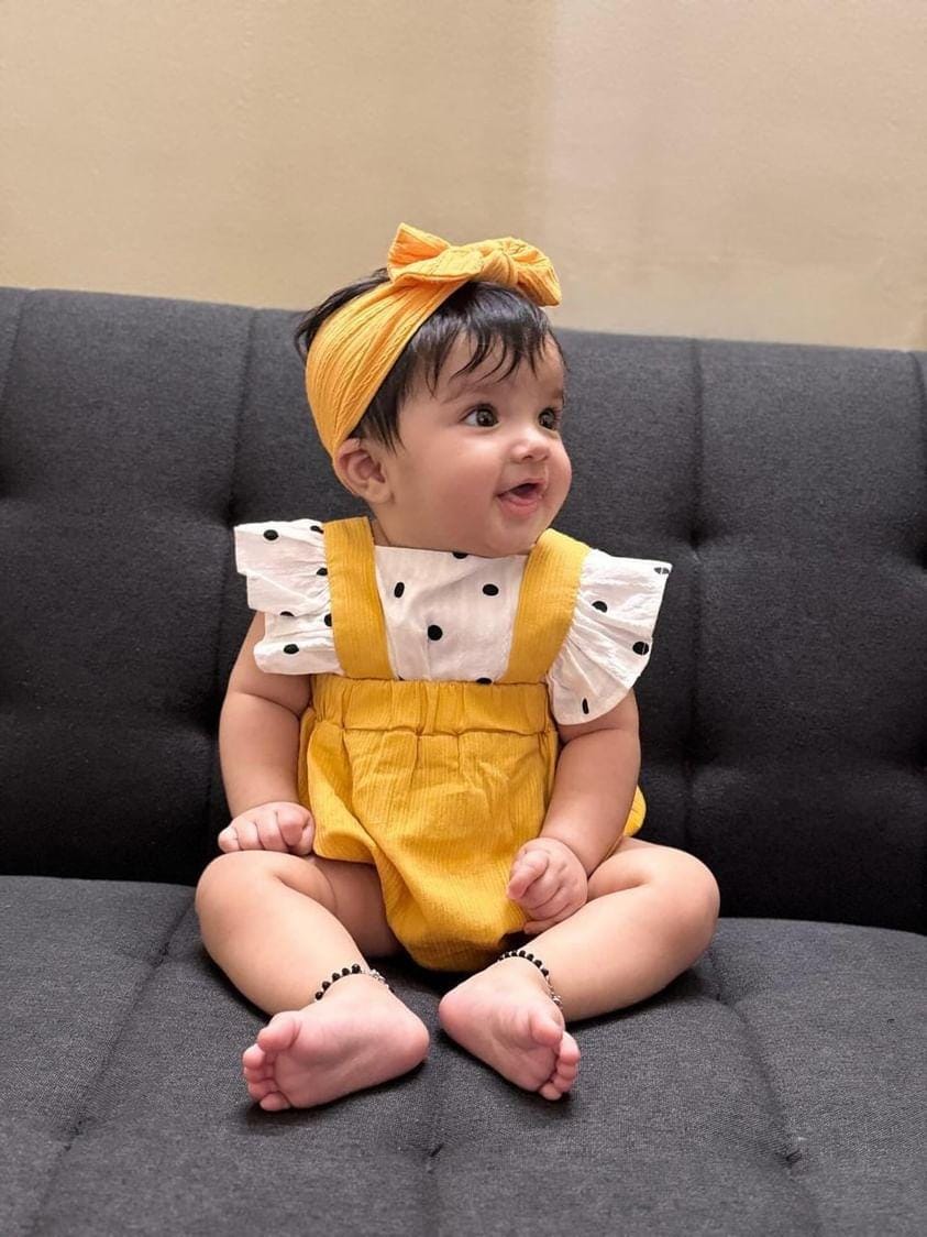 Polka Dot Baby Bodysuit - Ultimate Comfort & Adorable Design