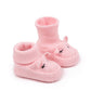 Blush Bunny Knit Infant Booties