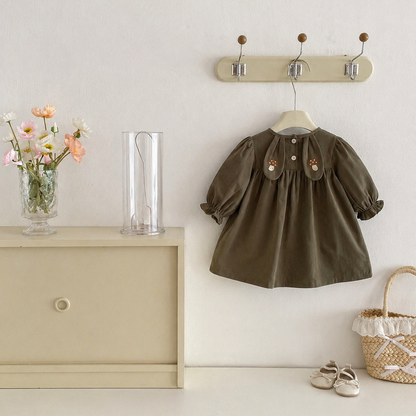 Olive Meadow Girls DRess By Crazytoes