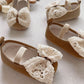 Girls Shoes with Lace Bow – Soft, Non-Slip & Cute