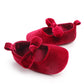 Soft Sole Velvet Infant Shoes with headband