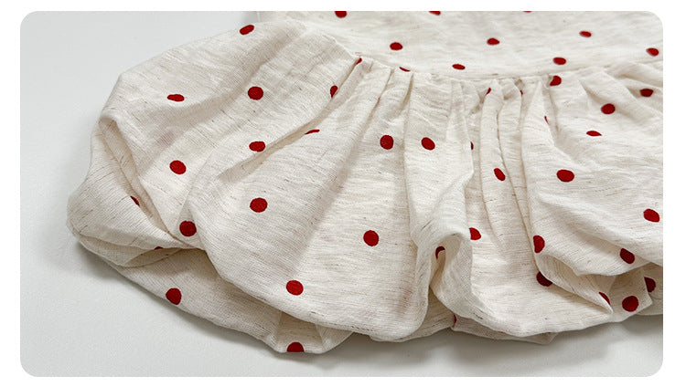 Ruby's Polka Dot Girls Top & Shorts Set