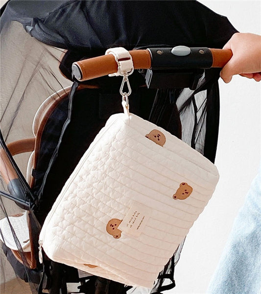Quilted Toiletry Essentials Kit - Teddy