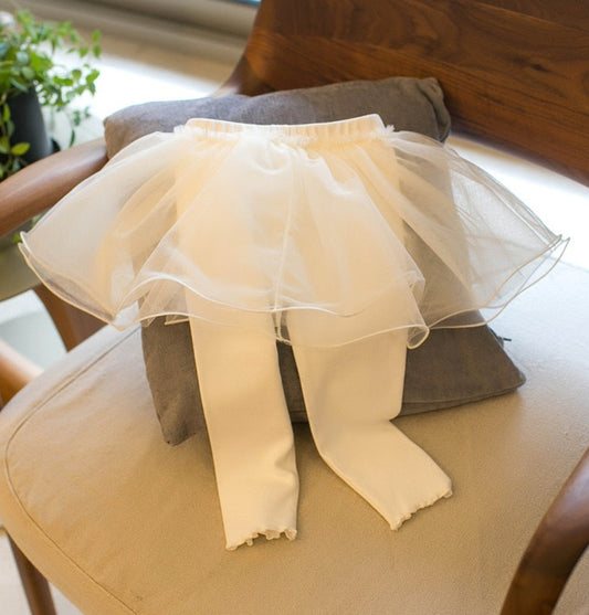 ChicBow Cotton Skirt Leggings