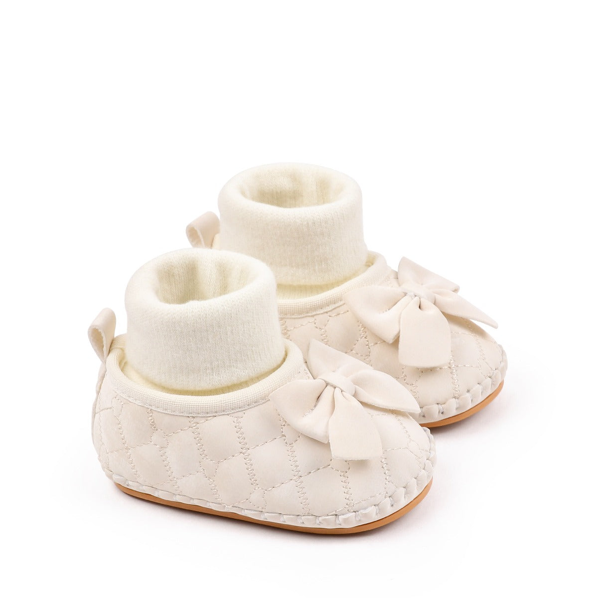 SnowBelle Bow Baby Booties
