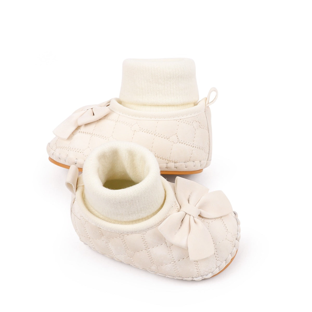 SnowBelle Bow Baby Booties