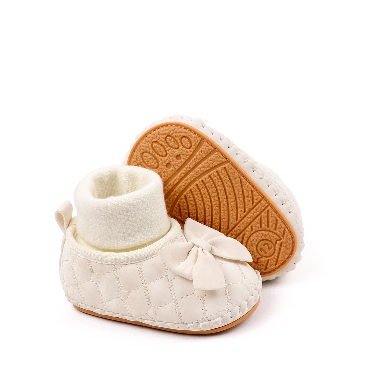 SnowBelle Bow Baby Booties