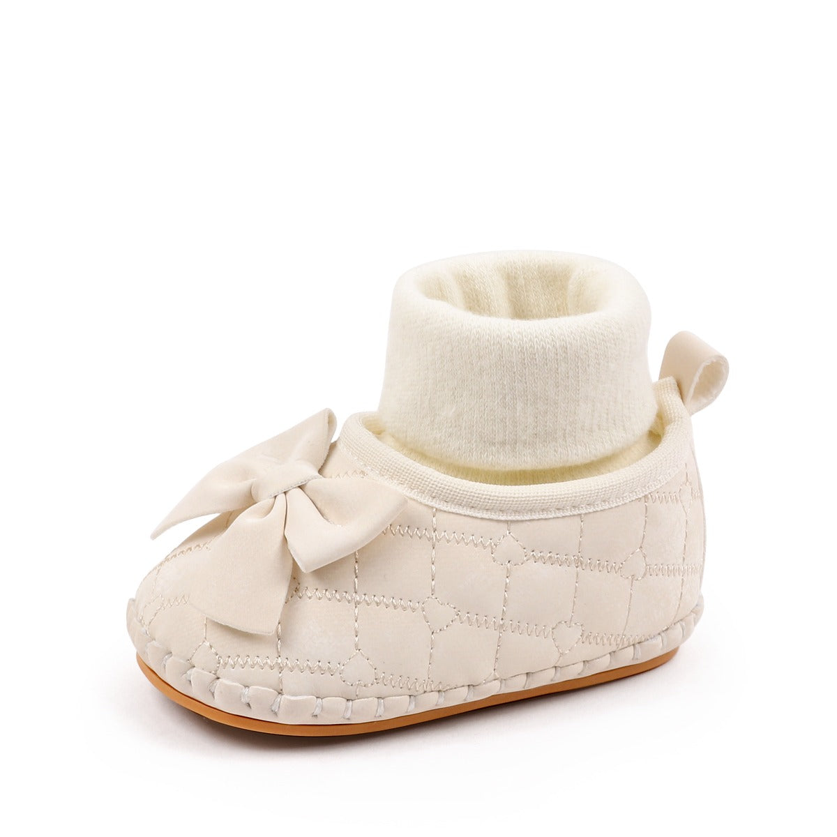 SnowBelle Bow Baby Booties