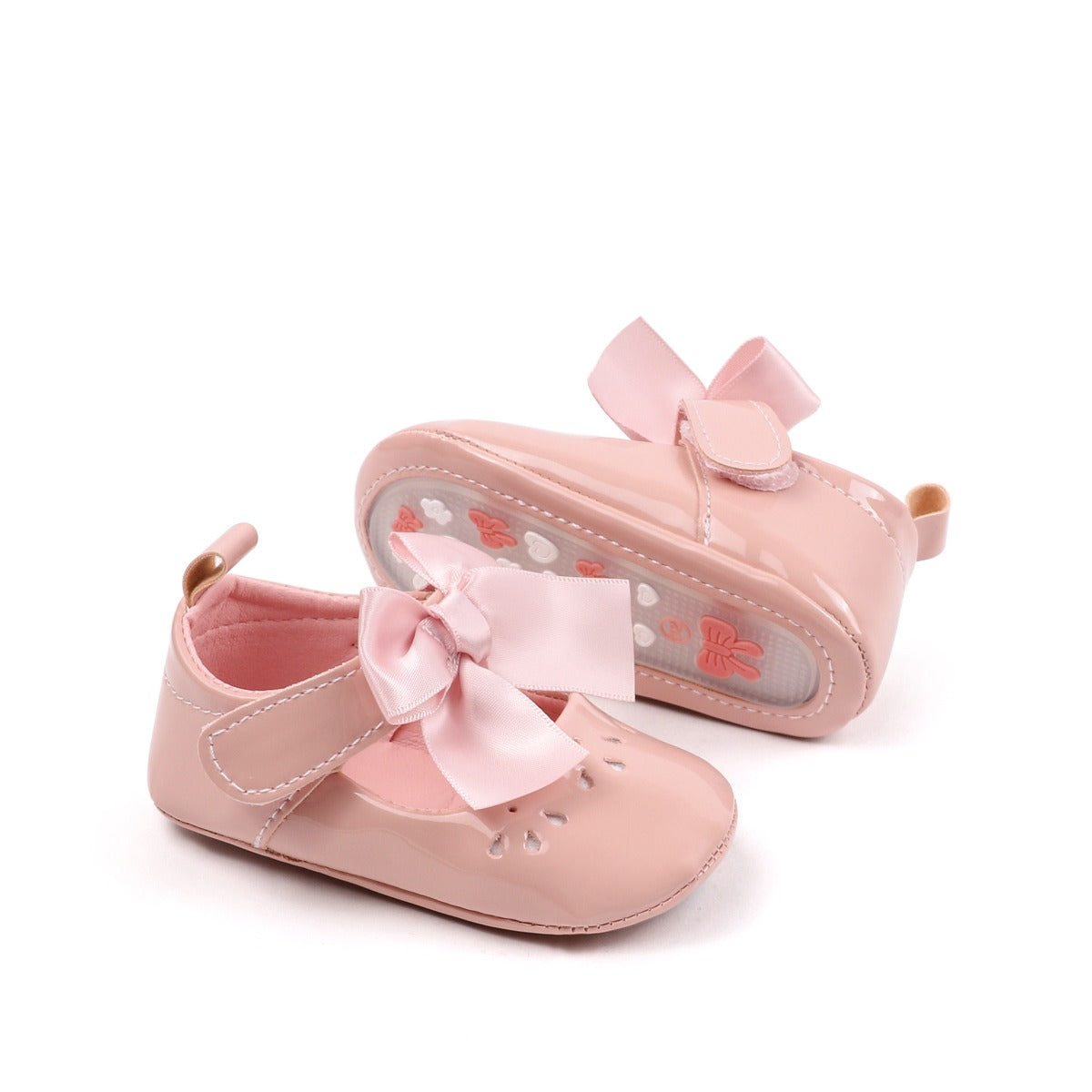 RoséBelle Patent Bow Shoes