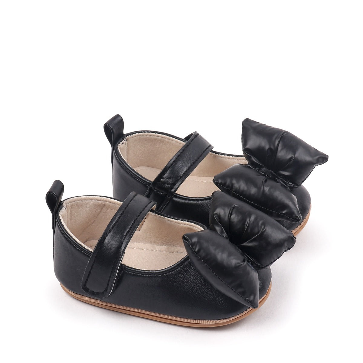 Princess Puff Bow Baby Girl Shoes