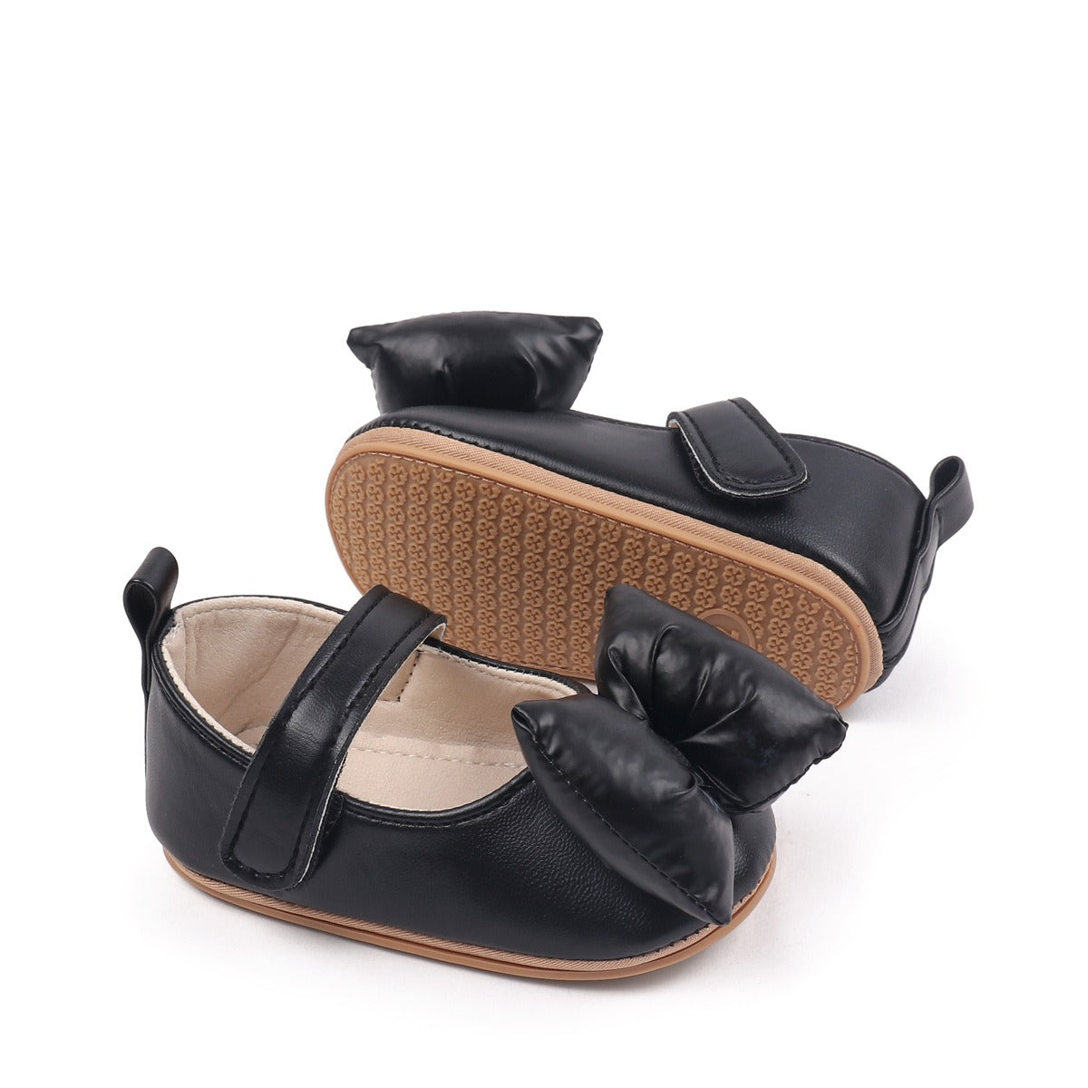 Princess Puff Bow Baby Girl Shoes