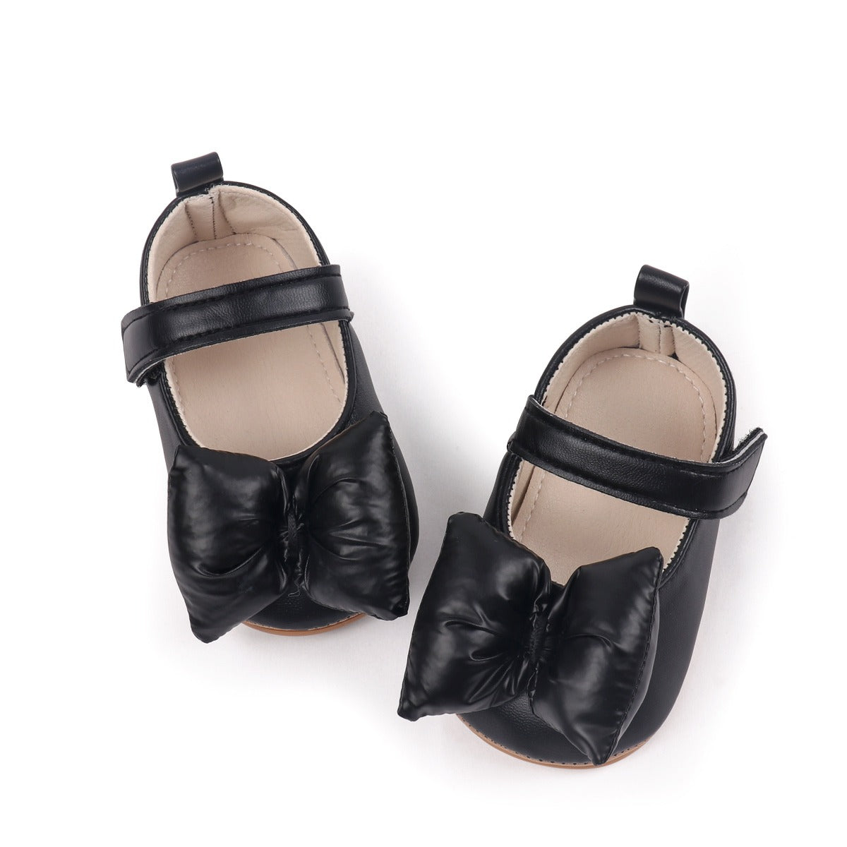 Princess Puff Bow Baby Girl Shoes