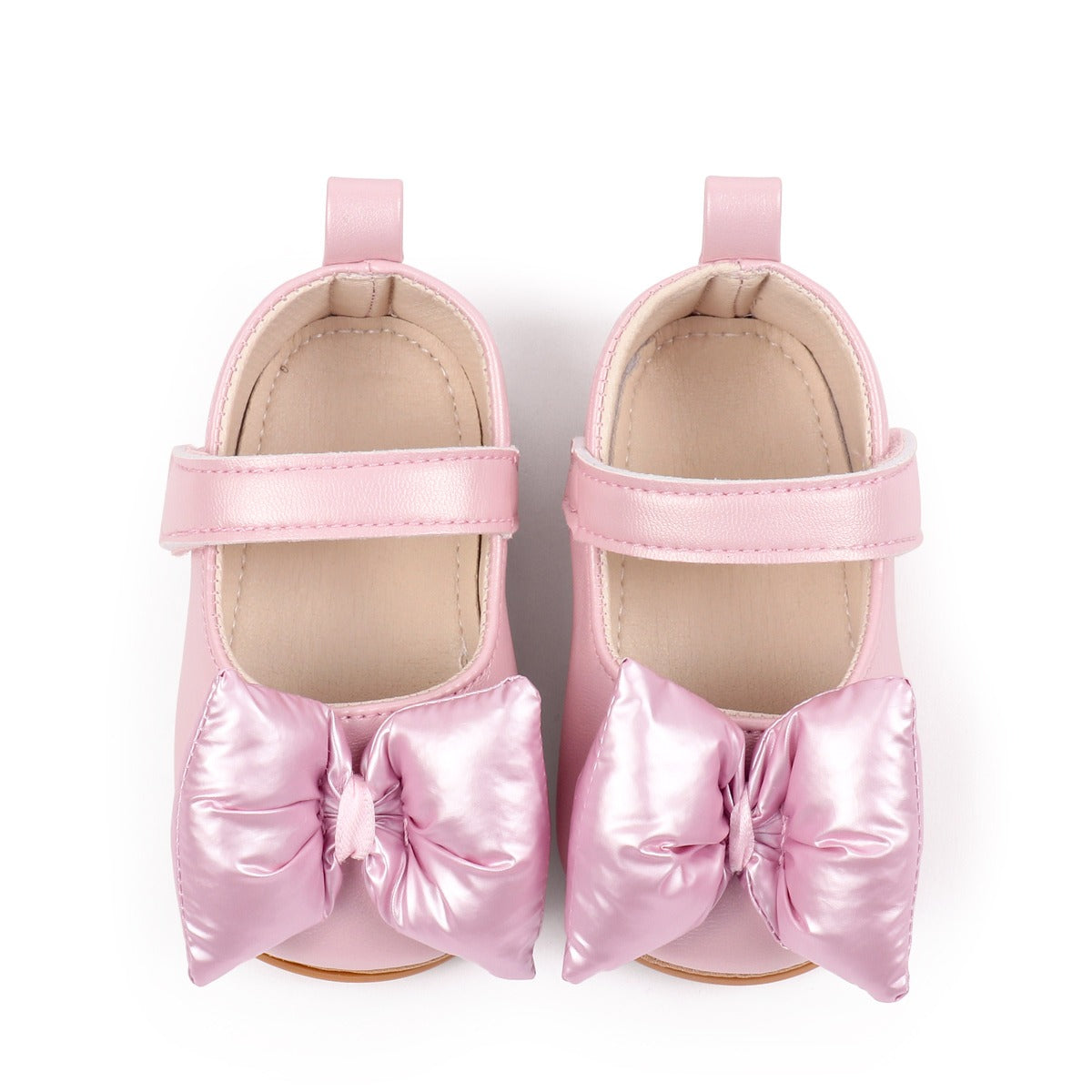 Princess Puff Bow Baby Girl Shoes