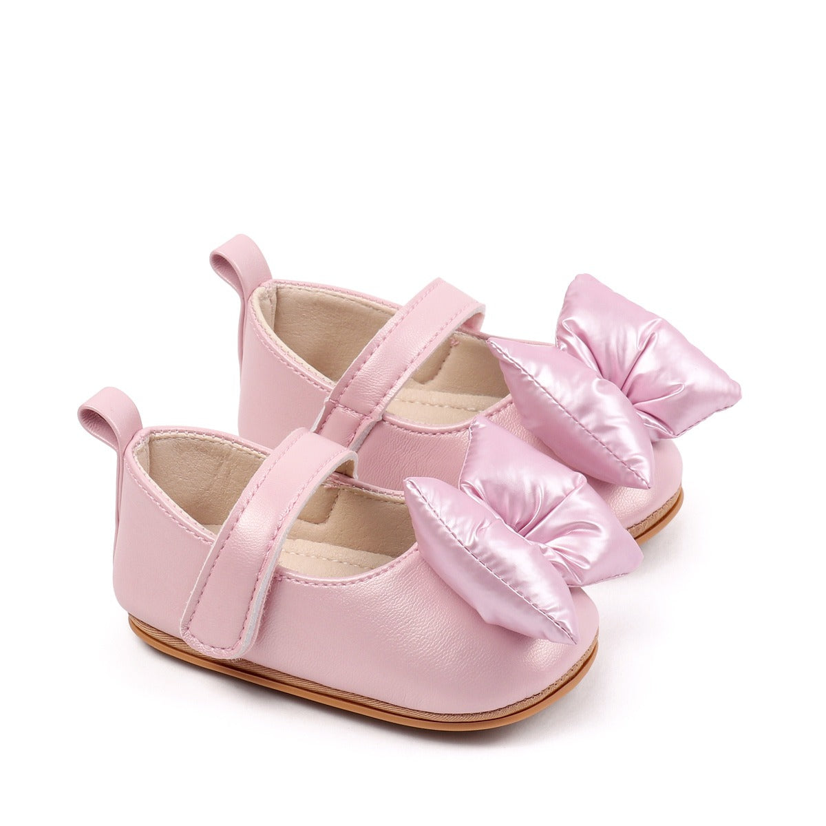 Princess Puff Bow Baby Girl Shoes