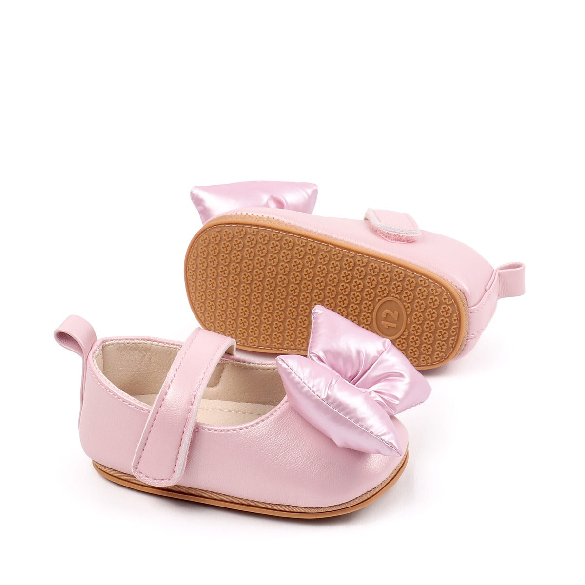 Princess Puff Bow Baby Girl Shoes
