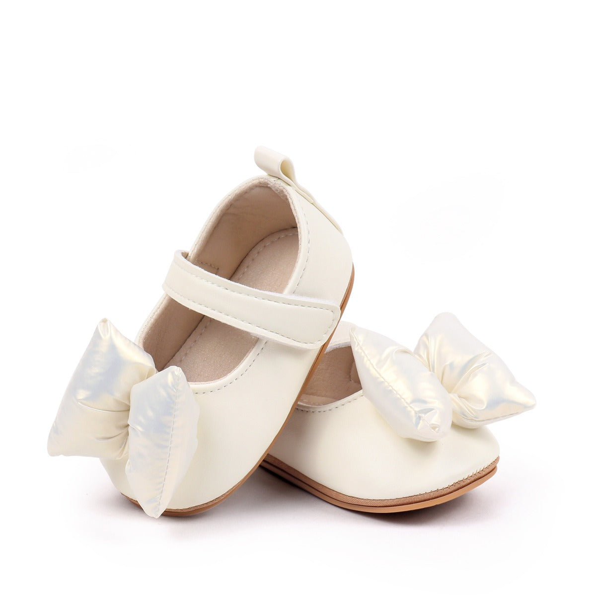 Princess Puff Bow Baby Girl Shoes