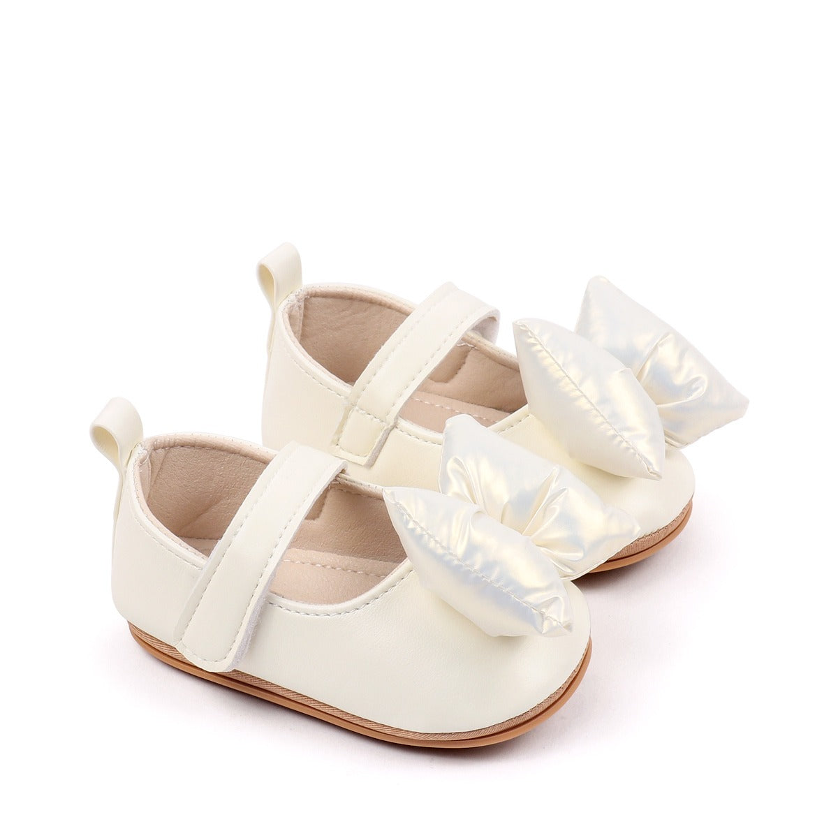 Princess Puff Bow Baby Girl Shoes