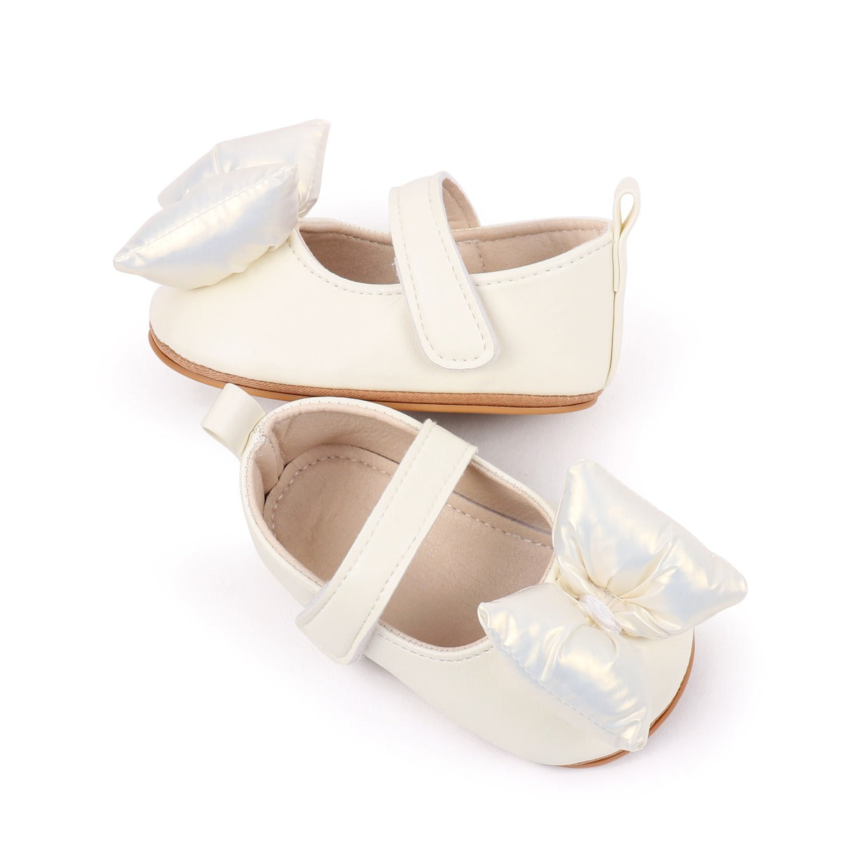Princess Puff Bow Baby Girl Shoes