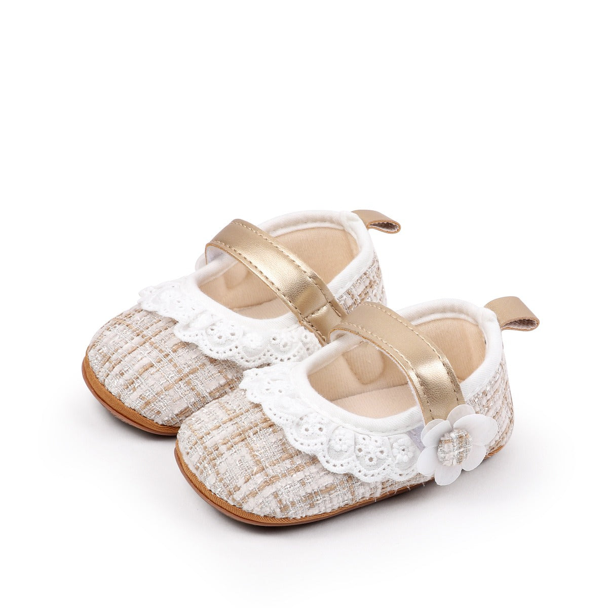 Ivory Bloom Baby Mary Jane Shoes