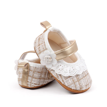 Ivory Bloom Baby Mary Jane Shoes