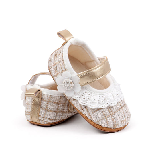Ivory Bloom Baby Mary Jane Shoes
