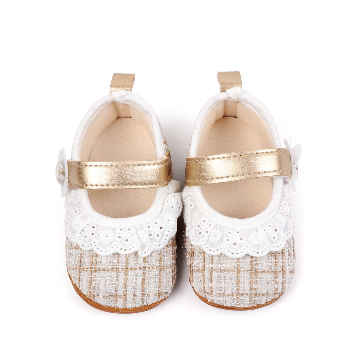 Ivory Bloom Baby Mary Jane Shoes
