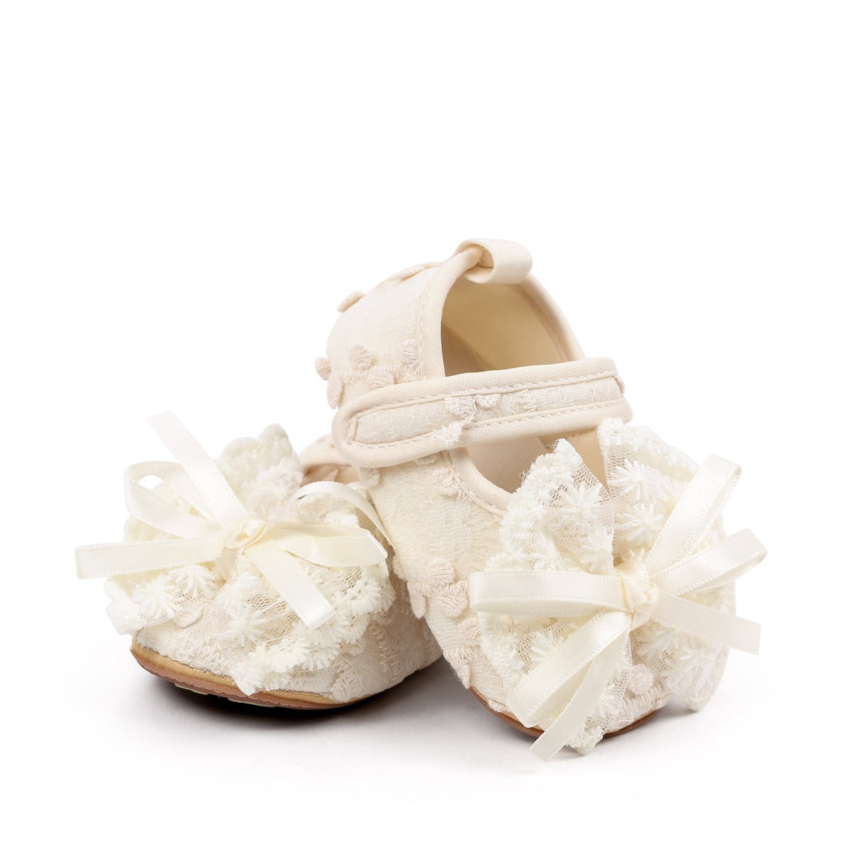 Lace Blossom Baby Shoes