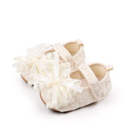 Lace Blossom Baby Shoes