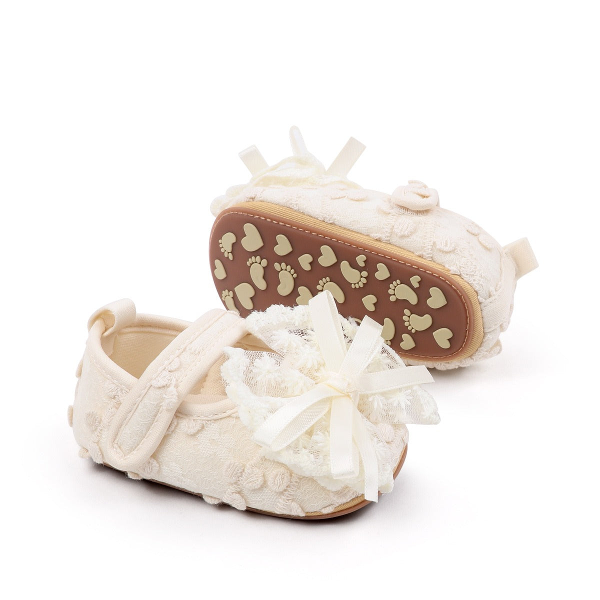 Lace Blossom Baby Shoes