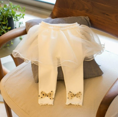 ChicBow Cotton Skirt Leggings