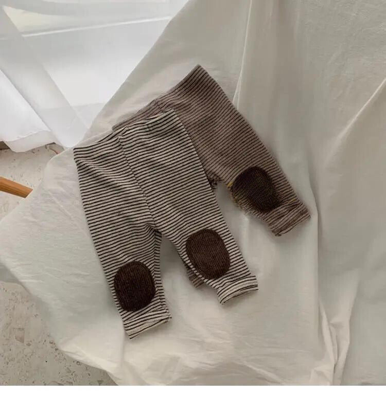 Soft and comfortable Baby Striped Leggings