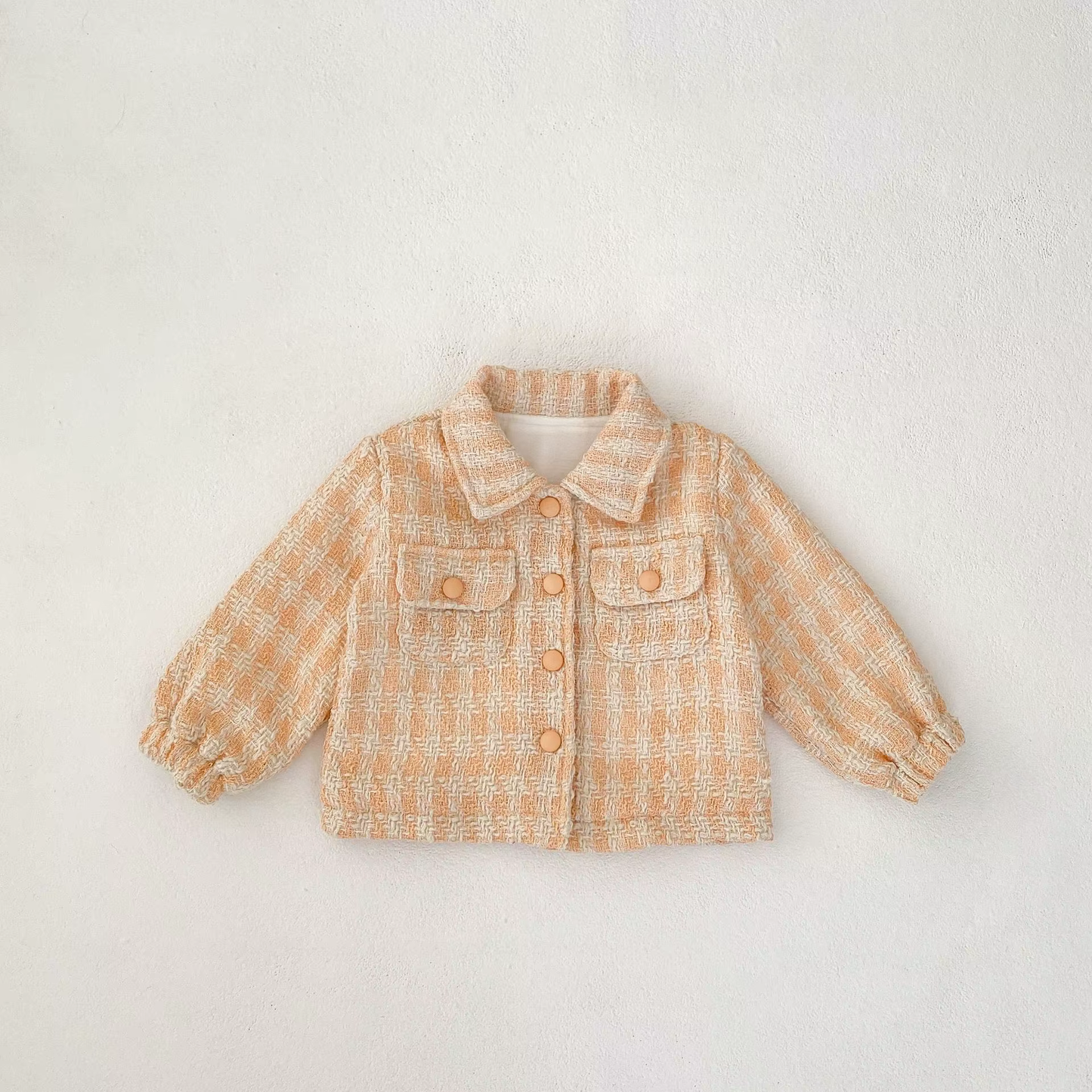 Miles Checkers Cozy Toddler Jacket