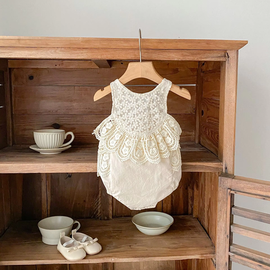 Summer Blossom Lace Romper