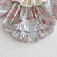 Rosa Bloom Lace Collar Romper & Headband Set