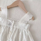 Adorable Summer Style: Toddler Suspender Top & Denim Shorts Set