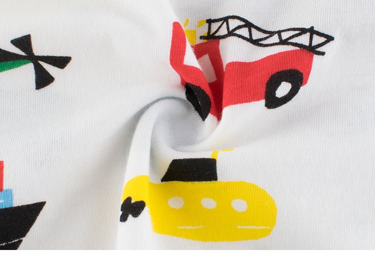 100% Cotton Short Sleeve Round Neck Boy's T Shirt - Cars - Crazy Toes ®
