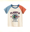 100% Cotton Short Sleeve Round Neck Boy's T Shirt - The Explorer - Crazy Toes ®