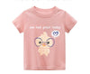 Cute Girls Short Sleeve Cotton Top: Style and Comfort Combined - Crazy Toes ®