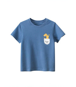 Dino Kids T-Shirt: Summer Fun with trendy print on the back - Crazy Toes ®