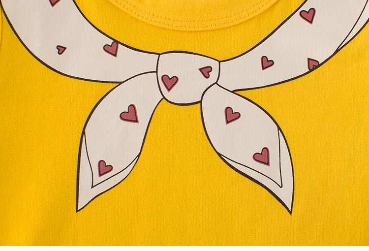 Elevate Her Style with Comfortable Cute Scarf Design Long Sleeve T-Shirt - Crazy Toes ®